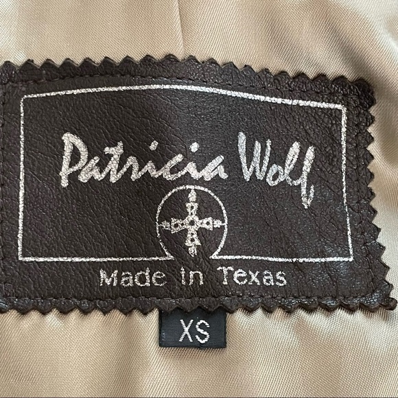 Patricia Wolf VTG | Brown Soft Supple Leather Moto Jacket - Picture 10 of 10